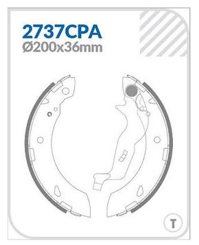 SAPATA C/ LONA HONDA H2C