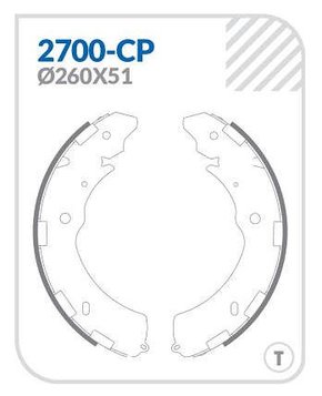 SAPATA C/ LONA MITSUBISHI M1C