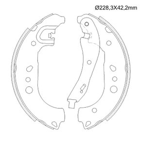 SAPATA C/ LONA VW - Fras le