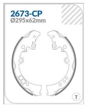 SAPATA DE FREIO C/ LONA TOYOTA / TRASEIRO