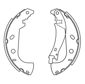 SAPATA DE FREIO POLYCAR FREIOS - 108114