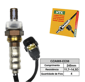 Sensor De Oxigênio Convencional Ntk - Oza669-Ee56
