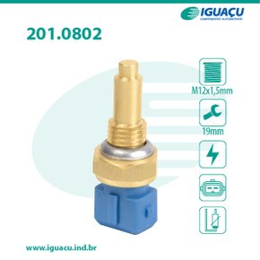 SENSOR DE TEMPERATURA DE ÁGUA IGUAÇU - 201.0802