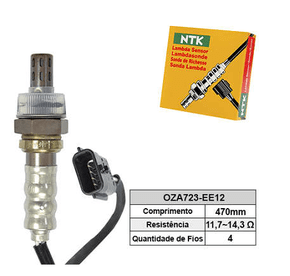 Sonda Lambda Ngk - Oza723-Ee12
