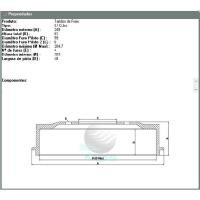 Tambor De Freio Traseiro Mds - T25A