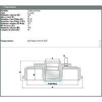 TAMBOR DE FREIO TRASEIRO MDS - T41