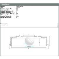 TAMBOR DE FREIO TRASEIRO MDS - T697