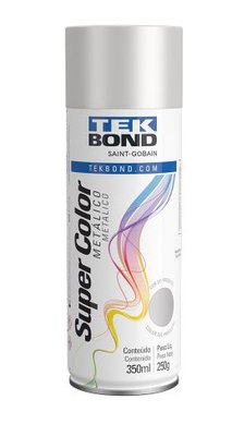 TINTA SPRAY PRATA METALICO TEKBOND