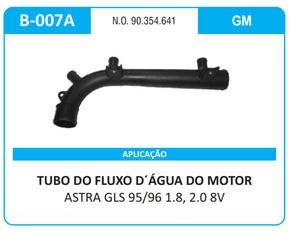Tubo De Fluxo De Água Belair - B-007a - Astra 