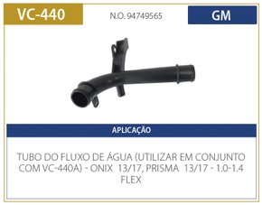 TUBO DE REFRIGERAÇÃO DO MOTOR VALCLEI - VC-440