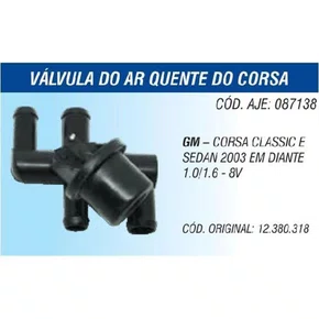 VALVULA AR QUENTE GM