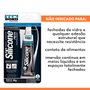 COLA SILICONE PRETO ALTA TEMPERATURA AUTOMOTIVA TEKBOND 50g - 5 UNIDADES