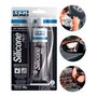 COLA SILICONE PRETO ALTA TEMPERATURA AUTOMOTIVA TEKBOND 50g - 7 UNIDADES