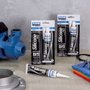 COLA SILICONE PRETO ALTA TEMPERATURA AUTOMOTIVA TEKBOND 50g - 7 UNIDADES