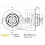 Disco De Freio Solido Traseiro Fremax - Bd4667 - Serie 1 