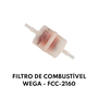 FILTRO DE COMBUSTÍVEL WEGA - FCC-2160