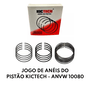 JOGO DE ANÉIS DO PISTÃO KICTECH - ANVW 10080
