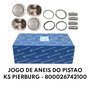 JOGO DE ANÉIS DO PISTÃO KS PIERBURG - 800026742100