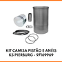 KIT CAMISA PISTÃO E ANÉIS KS PIERBURG - 97169969