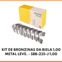 KIT DE BRONZINAS DA BIELA 1,00 METAL LEVE. - SBB-235-J 1,00