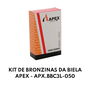KIT DE BRONZINAS DA BIELA APEX - APX.BBC3L-050