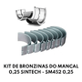 KIT DE BRONZINAS DO MANCAL 0,25 SINTECH - SM452 0,25