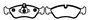 PASTILHA DE FREIO DIANTEIRA ECOPADS - ECO1008 -