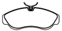 PASTILHA DE FREIO DIANTEIRA ECOPADS - ECO1124 -
