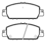 PASTILHA DE FREIO DIANTEIRA ECOPADS - ECO1573K -