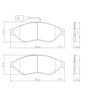 PASTILHA DE FREIO DIANTEIRA FRAS-LE - PD/1098-CMAXX -