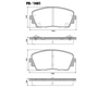 PASTILHA DE FREIO DIANTEIRA FRAS-LE - PD/1480-CMAXX -