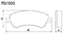 PASTILHA DE FREIO DIANTEIRA FRAS-LE - PD/-CMAXX -