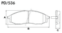 PASTILHA DE FREIO DIANTEIRA FRAS-LE - PD/528