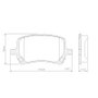 PASTILHA DE FREIO DIANTEIRA FRONTIER X-TERRA FRAS-LE - PD811
