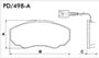 PASTILHA DE FREIO DIANTEIRA LONAFLEX - P-497 -