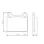 PASTILHA DE FREIO DIANTEIRA LONAFLEX - P-58-B - F