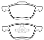 PASTILHA DE FREIO DIANTEIRO ECOPADS - ECO1520 -