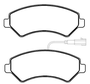 PASTILHA DE FREIO DIANTEIRO ECOPADS - ECO1617 - FRONTIER