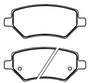 PASTILHA DE FREIO DIANTEIRO ECOPADS - ECO1620 -