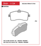 PASTILHA DE FREIO DIANTEIRO SPEED BRAKE - SNA-1152