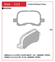 PASTILHA DE FREIO DIANTEIRO AKEBONO SPEED BRAKE - SNA-1323