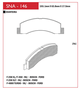 PASTILHA DE FREIO DIANTEIRO SPEED BRAKE - SNA-144 -