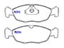 PASTILHA DE FREIO DIANTEIRO SPEED BRAKE - SNA-323 -