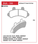 PASTILHA FREIO DIANTEIRO SPEED BRAKE SNA327 SISTEMA VARGA