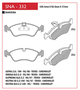 PASTILHA DE FREIO DIANTEIRO SPEED BRAKE - SNA-330 -