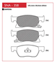 PASTILHA DE FREIO DIANTEIRO SPEED BRAKE - SNA-356 -