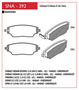 PASTILHA DE FREIO DIANTEIRO SPEED BRAKE - SNA-390 -