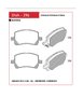PASTILHA DE FREIO DIANTEIRO SPEED BRAKE - SNA-393 -