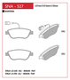 PASTILHA DE FREIO DIANTEIRO SPEED BRAKE - SNA-526 -