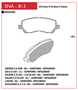 PASTILHA DE FREIO DIANTEIRO SPEED BRAKE - SNA-810 -